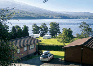 Loch Creran Caravan in Appin, Argyll, West Scotland.