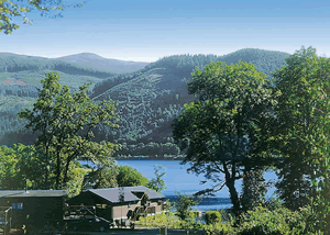 Woodland Lodge in Keswick, Cumbria, North West England.