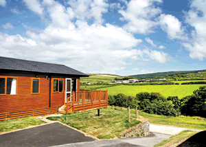 Country Lodge 4 in Tintagel, Cornwall, South West England.
