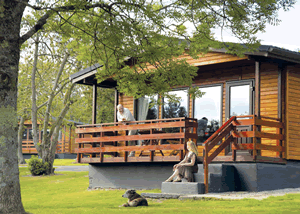 Conifer Lodge in Newton Stewart, Wigtownshire, South West Scotland.