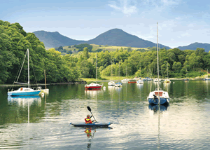 Coniston Caravan in Coniston, Cumbria, North West England.