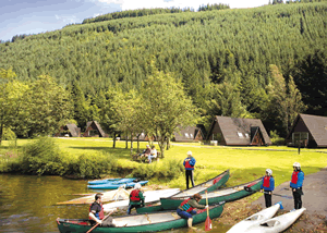 Oich View in Kinlochlochy, Inverness-shire, Highlands Scotland.