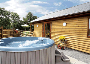 Bluebell Lodge in Llandrindod Wells, Powys, Mid Wales.