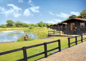 Lakeview Lodge 6 in Darsham, Suffolk, East England.