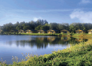 Kingfisher Lodge in Cirencester, Gloucestershire, South West England.