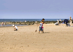 Lido Pearl B in Prestatyn, Denbighshire, North Wales.