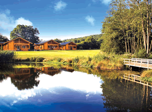 Kites Nest Lodge in Ledbury, Herefordshire, West England.