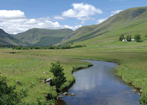 Angus Caravan in Alyth, Perthshire, Central Scotland.