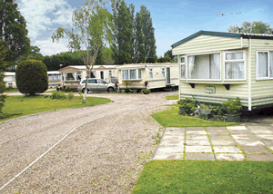 Norfolk Caravan in Potter Heigham, Norfolk, East England.