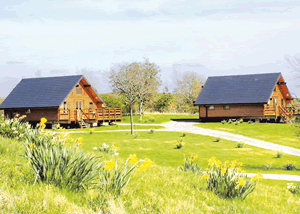 Criffel Hilltop Lodge in Dumfries, Dumfries and Galloway, South West Scotland.