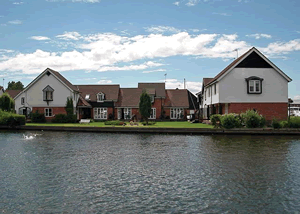 Peninsula 1 in Wroxham, Norfolk, East England.