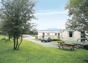 Combe Plus Caravan in Millom, Cumbria, North West England