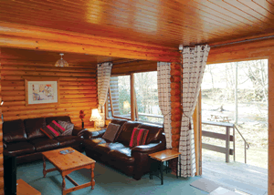 Earn Lodge in Crieff, Perthshire, Central Scotland.