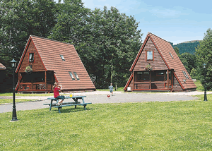 River Edge Lodge in Perth, Perthshire, Central Scotland.