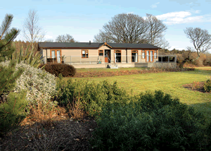 Sanctuary Cabin 3 in Pwllheli, Gwynedd, North Wales.