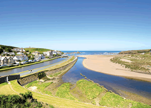 Bay Apartment in Bude, Cornwall, South West England.