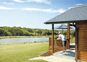 Wooda Lakes Lodge in Holsworthy, Devon, South West England.