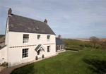 Broad Downs Farmhouse in Malborough, Devon, South West England.